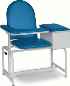 Padded Blood Drawing Chair with Cabinet - 2572